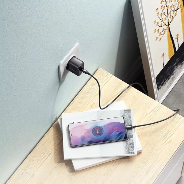 Tīkla lādētājs USB-C 25W PD + USB-C 2M USB kabelis