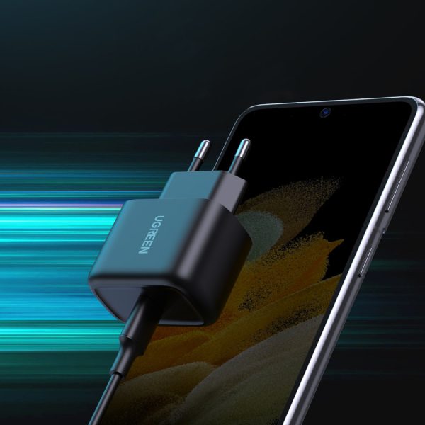 Tīkla lādētājs USB-C 25W PD + USB-C 2M USB kabelis