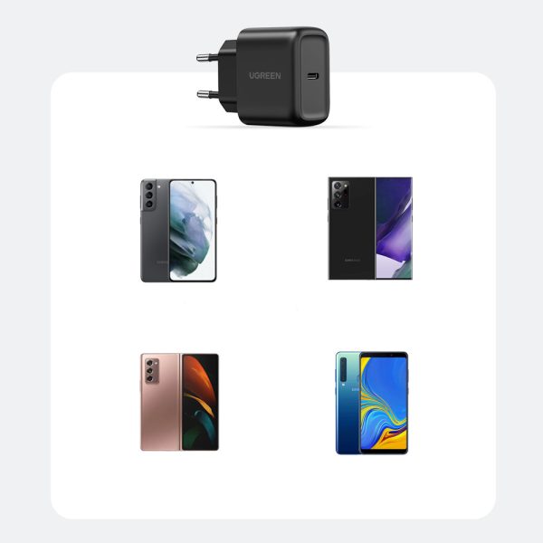 Tīkla lādētājs USB-C 25W PD + USB-C 2M USB kabelis