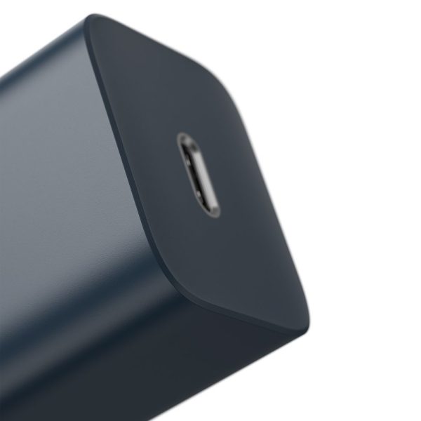 Lielisks Si 1c ātrs USB-C 20W PD lādētājs + iphone zibens 1m zils