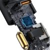 USB USB-C automašīnas lādētājs QC PD dalās kopā pelēkā krāsā
