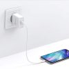 Ātra maksa 3,0 18W 3A USB White Charger ātrs lādētājs