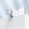 Ātra maksa 3,0 18W 3A USB White Charger ātrs lādētājs