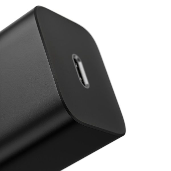 Lielisks Si 1c ātrs USB-C 30W barošanas piegāde Ātrā uzlāde melns lādētājs