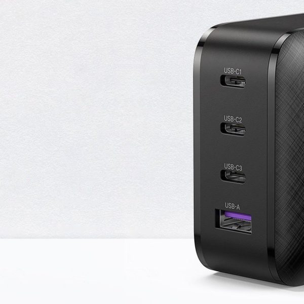 Ātrs PPS 65W USB 3X USB-C QC 3.0 PD SCP FCP AFC lādētājs