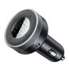 FM raidītājs mp3 atskaņotājs LED automašīnas lādētājs 2x USB Bluetooth Black