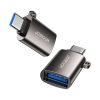 Adapteris USB 3.2 Ģen 1 vīrietis - USB -C sieviešu melns