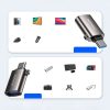 Adapteris USB 3.2 Ģen 1 vīrietis - USB -C sieviešu melns