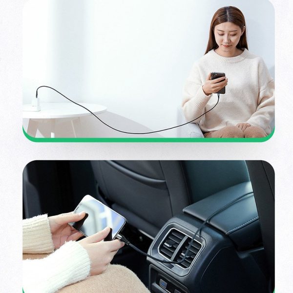 Kabelis Kabelis iPhone USB -C - zibens barošanas piegāde 20W 2,4A 1,2 m sarkanā krāsā