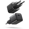 Ātrā tīkla lādētājs USB-C 20W Power Piegāde Ātrā uzlāde 3.0 AFC Black