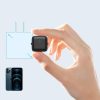 Ātrā tīkla lādētājs USB-C 20W Power Piegāde Ātrā uzlāde 3.0 AFC Black