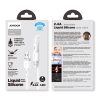 USB kabeļa kabelis - USB -C 2,4A 1,2 m balts