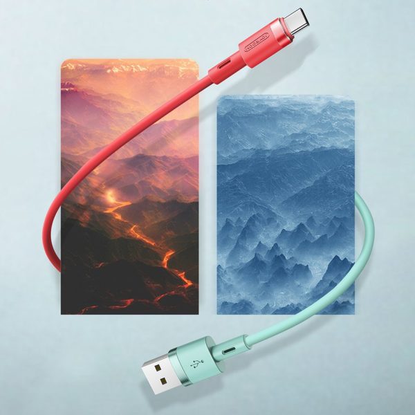 USB kabeļa kabelis - USB -C 2,4A 1,2 m balts