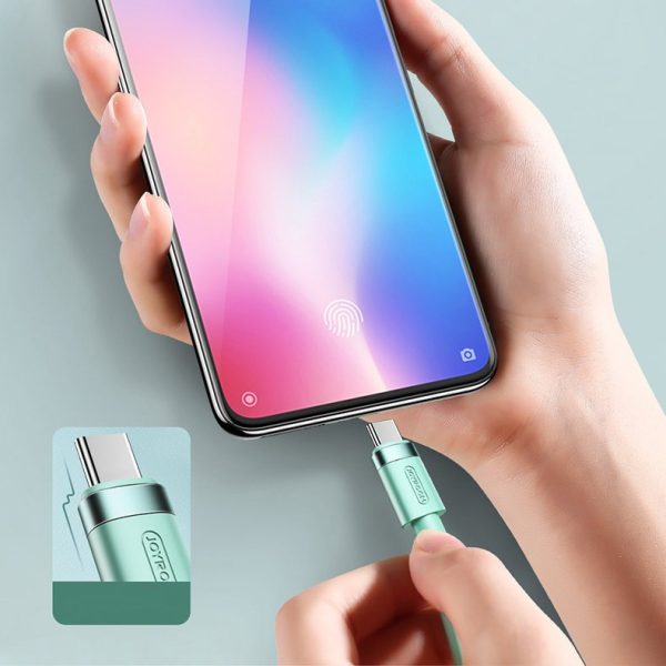 USB kabeļa kabelis - USB -C 2,4A 1,2 m balts