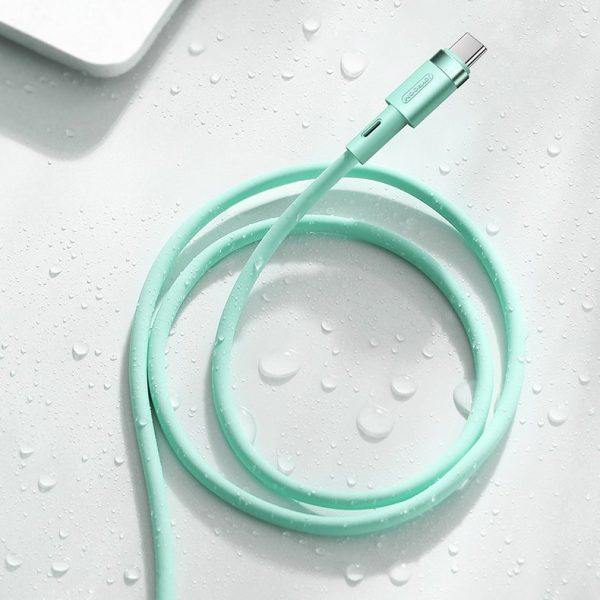 USB kabeļa kabelis - USB -C 2,4A 1,2 m balts