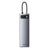 Daudzfunkcionālais centrmezgls USB-C metāla mirdzums 11w1 GREAM