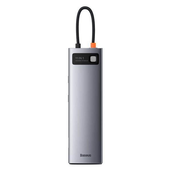 Daudzfunkcionālais centrmezgls USB-C metāla mirdzums 11w1 GREAM