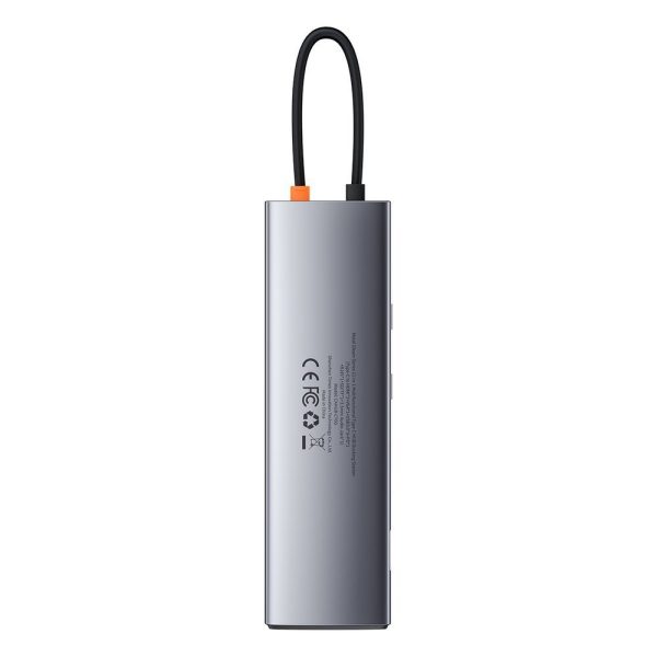 Daudzfunkcionālais centrmezgls USB-C metāla mirdzums 11w1 GREAM