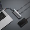 Daudzfunkcionālais centrmezgls USB-C metāla mirdzums 11w1 GREAM