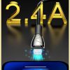 Mermaid sērijas kabeļa iPhone USB - zibens 2,4A 2m melns