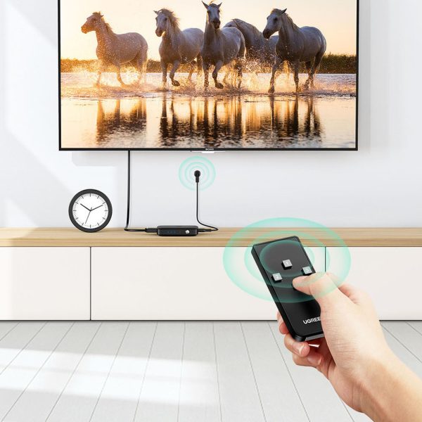 Slēdzis sadalītāja slēdzis HDMI slēdzis - 3x HDMI 4K 30Hz melns