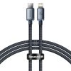 USB kabeļa kabelis - zibens ātrai uzlādēšanai un datu pārsūtīšanai 1
