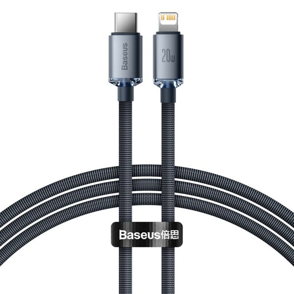 USB kabeļa kabelis - zibens ātrai uzlādēšanai un datu pārsūtīšanai 1