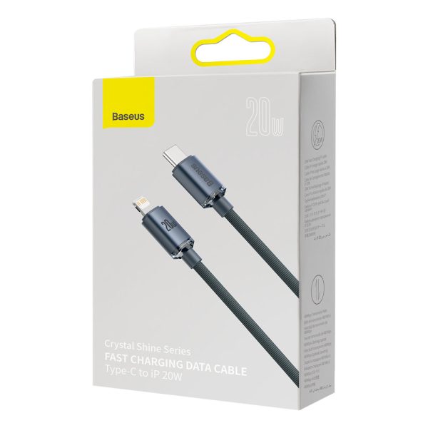 USB kabeļa kabelis - zibens ātrai uzlādēšanai un datu pārsūtīšanai 1,2 m melnā krāsā