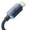 USB kabeļa kabelis - zibens ātrai uzlādēšanai un datu pārsūtīšanai 1,2 m melnā krāsā