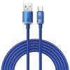USB kabeļa kabelis - USB -C ātrai uzlādēšanai un datu pārsūtīšanai 2m zilā krāsā