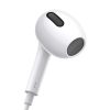 Austiņas uz kabeļa ar USB-C encok C17 balto mikrofonu