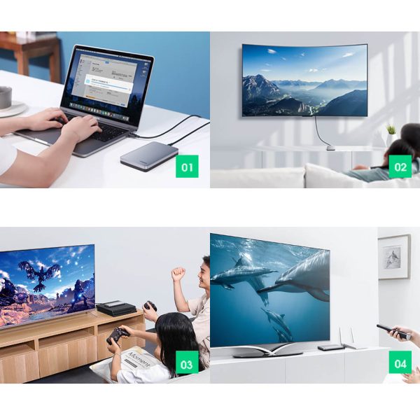 Kabatas korpuss cietajam diskam 2,5 '' SATA 3.0 6Gbps + USB kabelis - USB -C 0,5 m pelēks