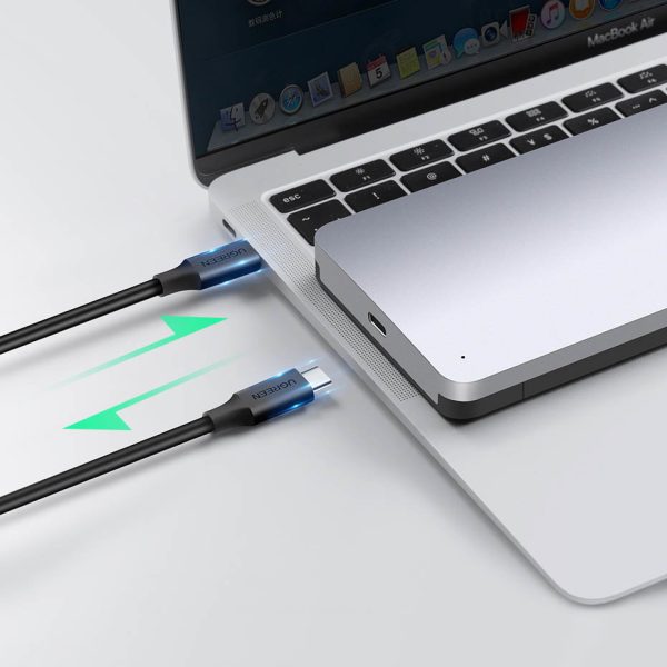 Kabatas korpuss cietajam diskam 2,5 '' SATA 3.0 6Gbps + USB kabelis - USB -C 0,5 m pelēks