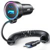 Ātrs 3in1 automašīnas lādētājs ar USB-C 1