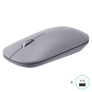 Ērta bezvadu pele USB pelēkajam datoram