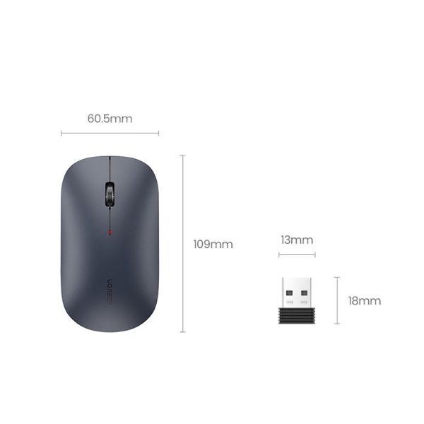 Parocīga bezvadu pele USB zaļajam datoram