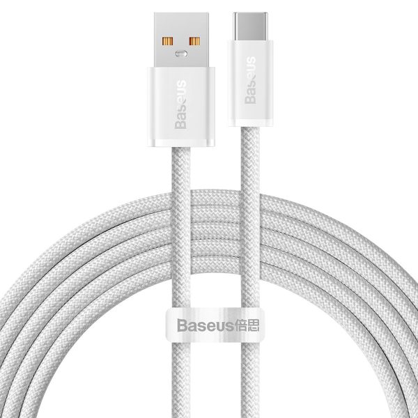 Dinamiskā sērija USB kabeļa kabelis - USB -C 100W 2m balts