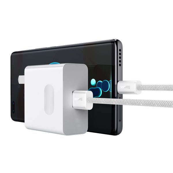 Dinamiskā sērija USB kabeļa kabelis - USB -C 100W 2m balts
