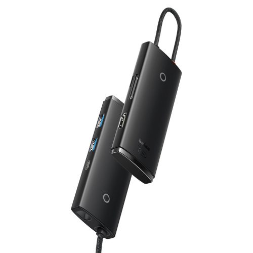 Daudzfunkcionāla rumbas lite sērija USB-C 2X USB PD HDMI SD/TF Black
