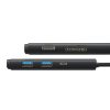 Daudzfunkcionāla rumbas lite sērija USB-C 2X USB PD HDMI SD/TF Black