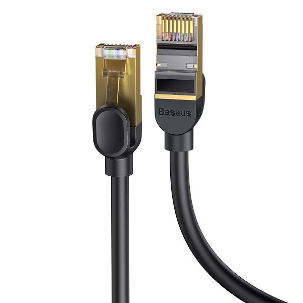 Ātrs 10Gbps ātrums septiņi rj45 30m melnā tīkla kabelis