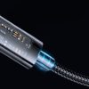 USB iPhone kabelis - zibens uzlādes un datu pārraide 2,4A 20W 1,2 m zilā krāsā