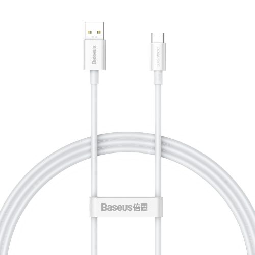 Cable Superior Series Superooc USB-A USB-C 65W 1M White White