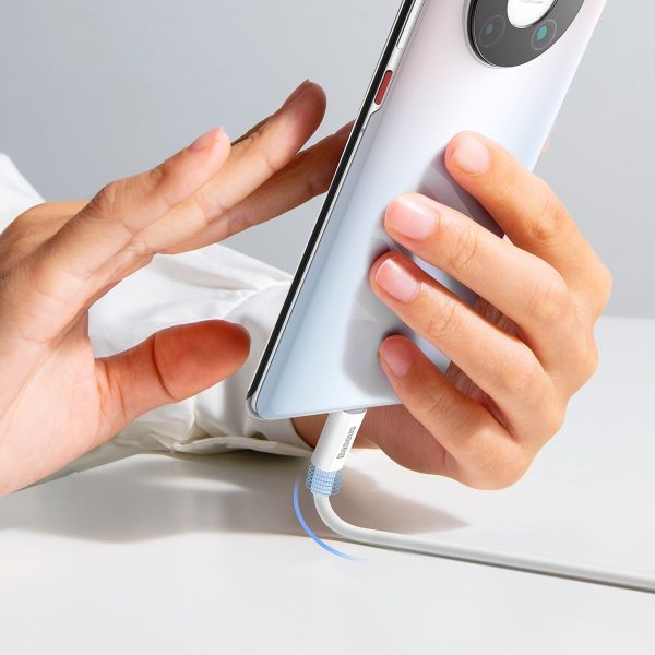 Cable Superior Series Superooc USB-A USB-C 65W 1M White White