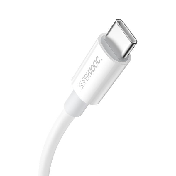 Cable Superior Series Superooc USB-A USB-C 65W 1M White White