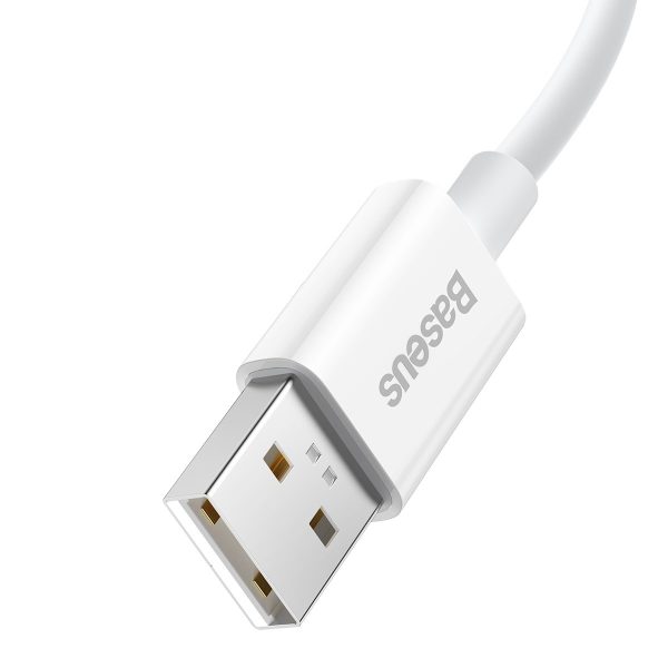 Cable Superior Series Superooc USB-A USB-C 65W 1M White White