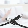USB kabeļa kabelis - mikro USB 2A 1m melns