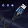 USB kabeļa kabelis - mikro USB 1m pelēks