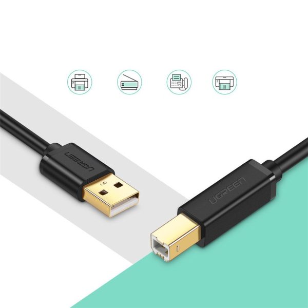 Kabelis Kabelis USB printerim - USB tips B 3M Black
