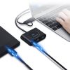 Hub Port Hub atlaide 4x USB 3,2 kabelis 0,5 m melns